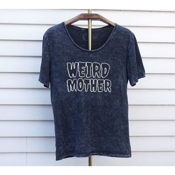 Drawings by Nicole Weird Mother Grey Scoop Neck T-Shirt - Picture 2 of 5